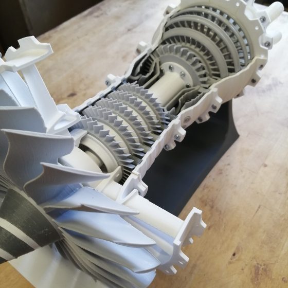 turbine hélice - mécanique - impression 3D - Pro3DTech