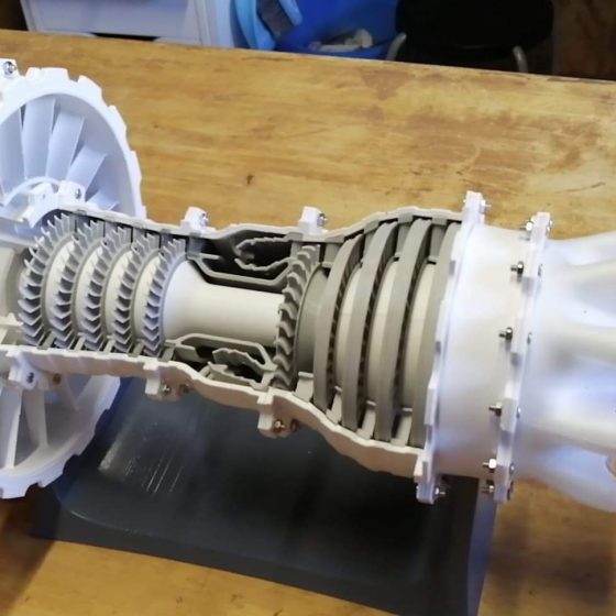 Réalisations 3D - turbine details - mécanique - impression 3D - Pro3DTech